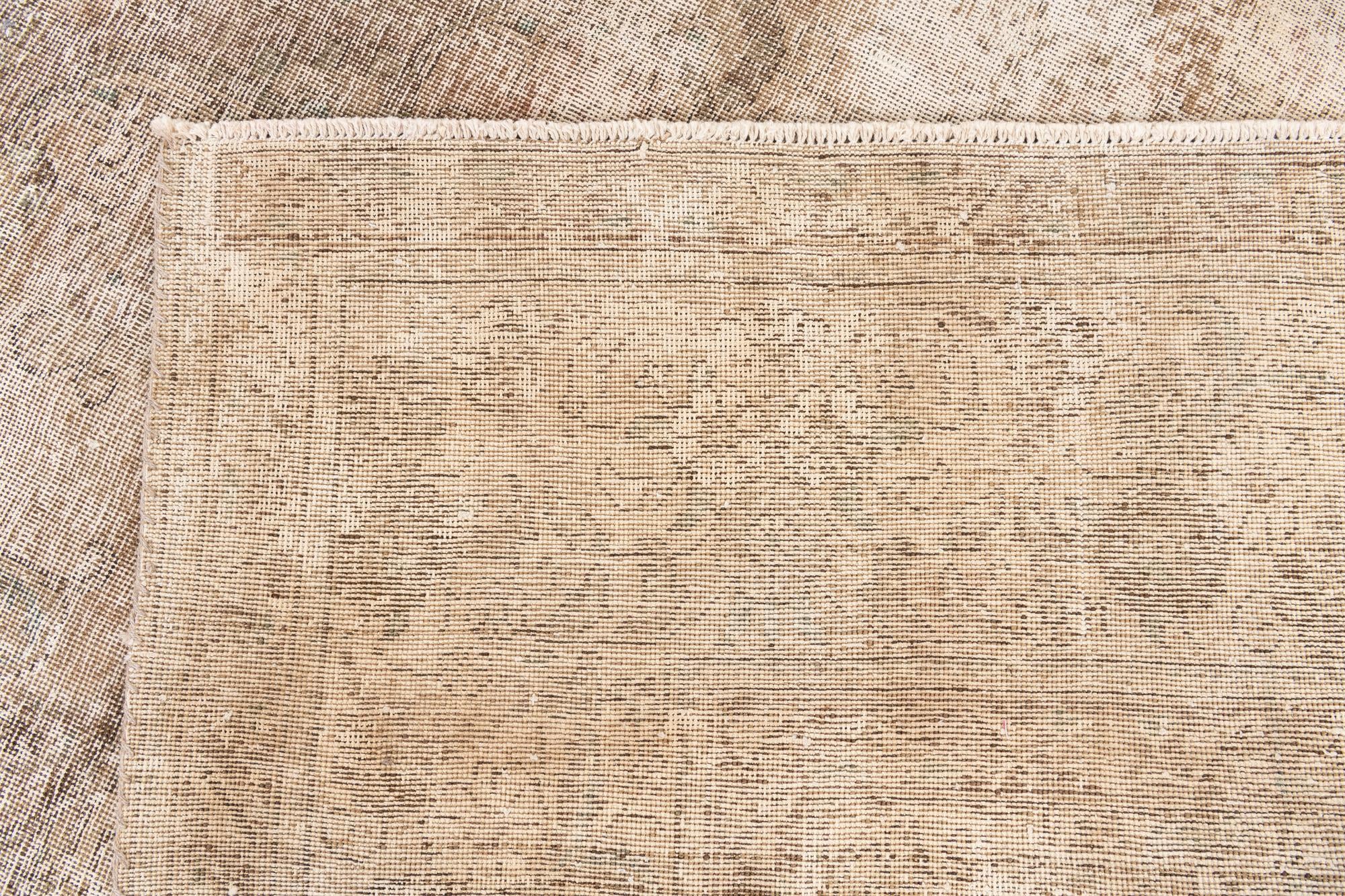 9' 9 x 12' 10 Hand Knotted Ultra Vintage Persian Wool Rug