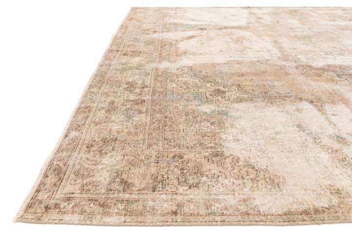 9' 9 x 12' 10 Hand Knotted Ultra Vintage Persian Wool Rug