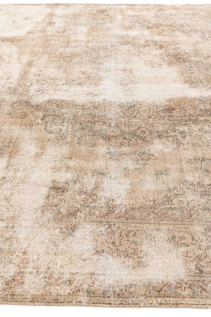 9' 9 x 12' 10 Hand Knotted Ultra Vintage Persian Wool Rug