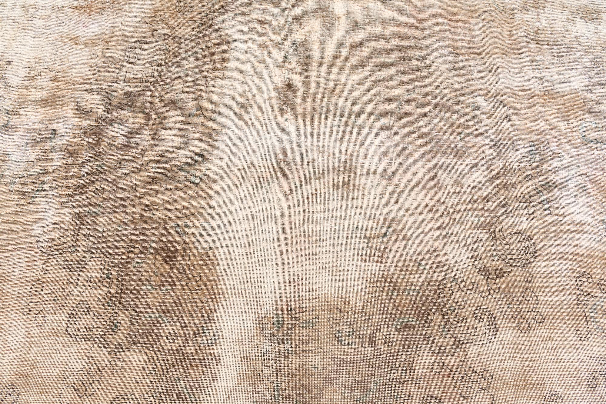 9' 9 x 12' 10 Hand Knotted Ultra Vintage Persian Wool Rug