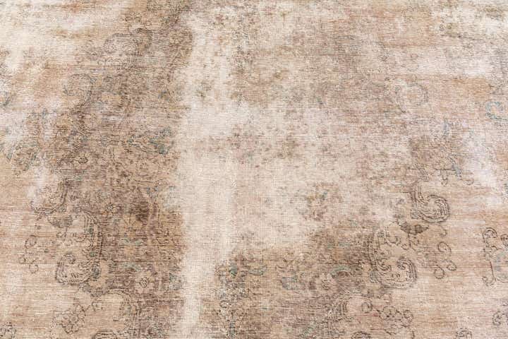 9' 9 x 12' 10 Hand Knotted Ultra Vintage Persian Wool Rug