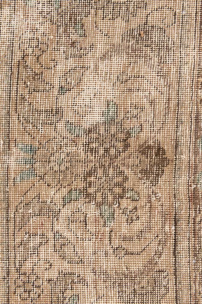 9' 9 x 12' 10 Hand Knotted Ultra Vintage Persian Wool Rug