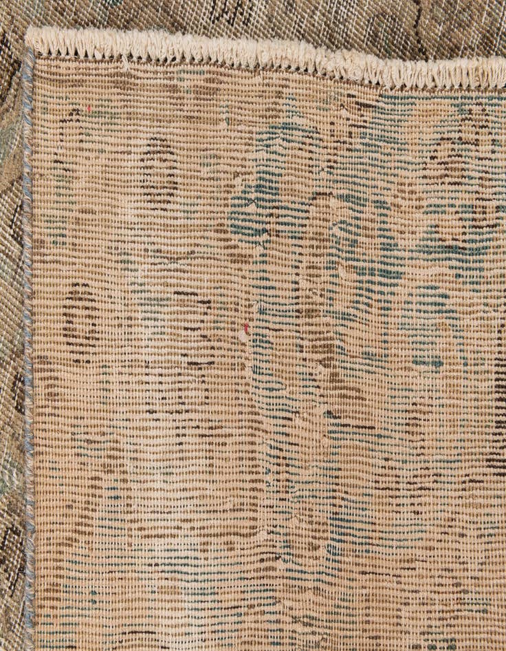 Detail image of 4' 10 x 7'  Hand Knotted Ultra Vintage Persian Wool Rug