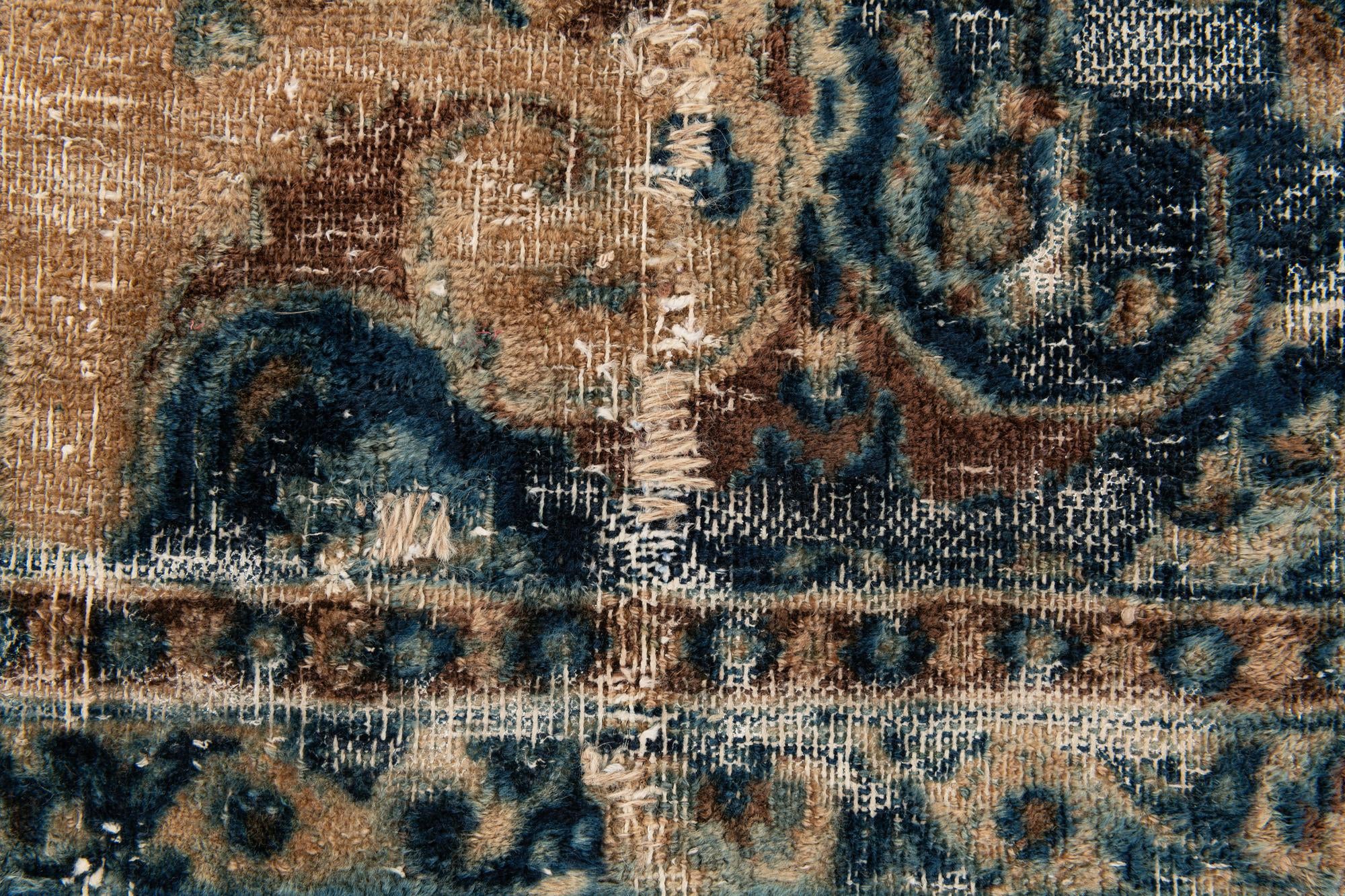 4' 10 x 8' 6 Hand Knotted Ultra Vintage Persian Wool Rug