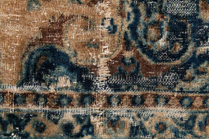 4' 10 x 8' 6 Hand Knotted Ultra Vintage Persian Wool Rug