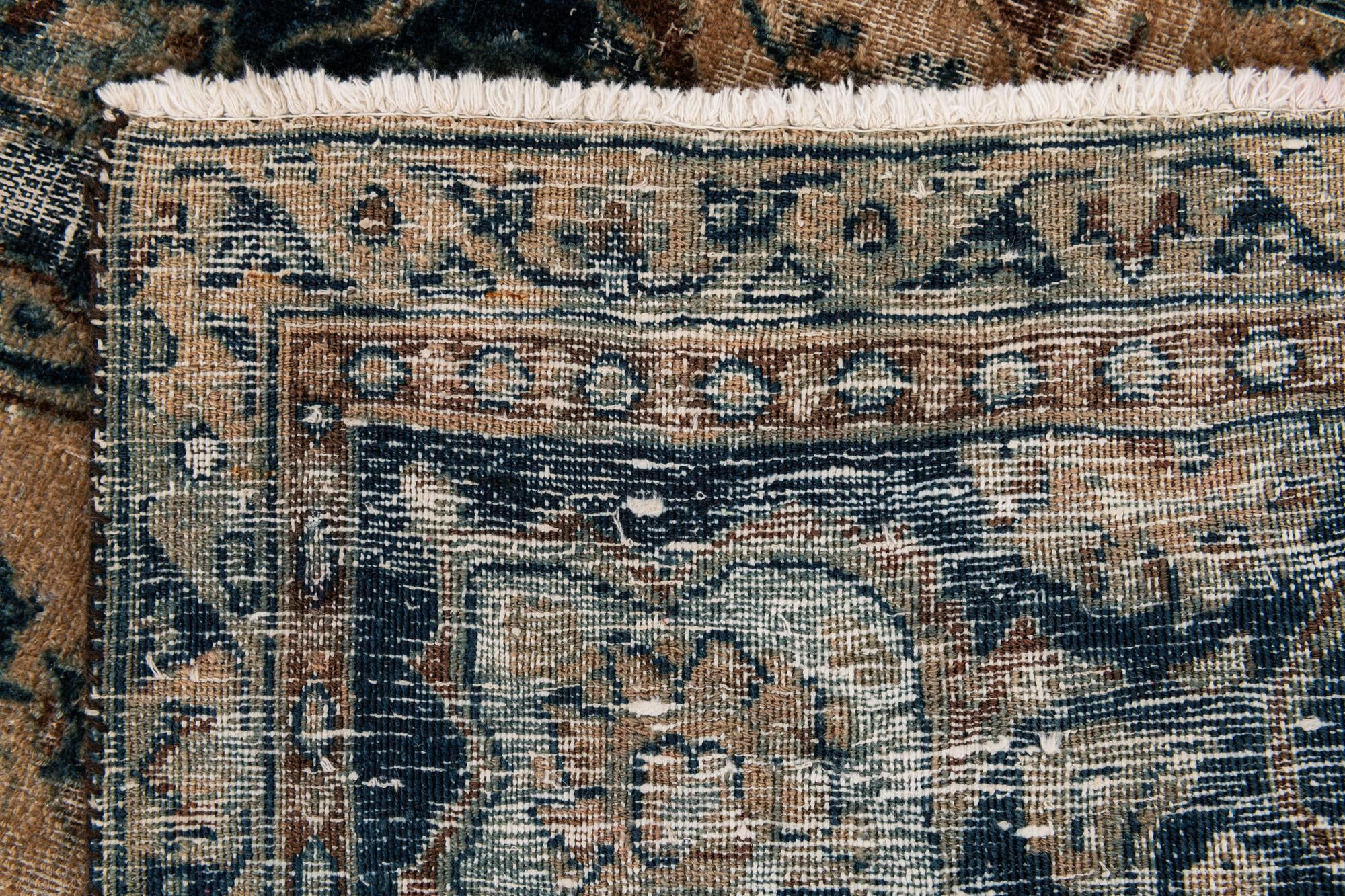 4' 10 x 8' 6 Hand Knotted Ultra Vintage Persian Wool Rug