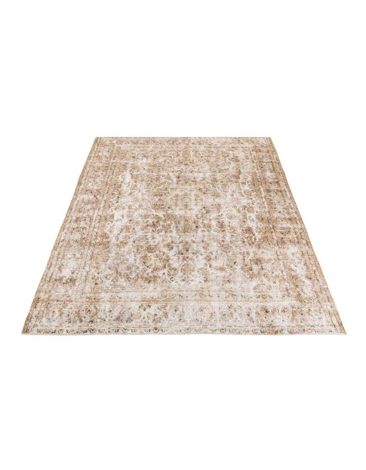 9' 6 x 11' 7 Hand Knotted Ultra Vintage Persian Wool Rug