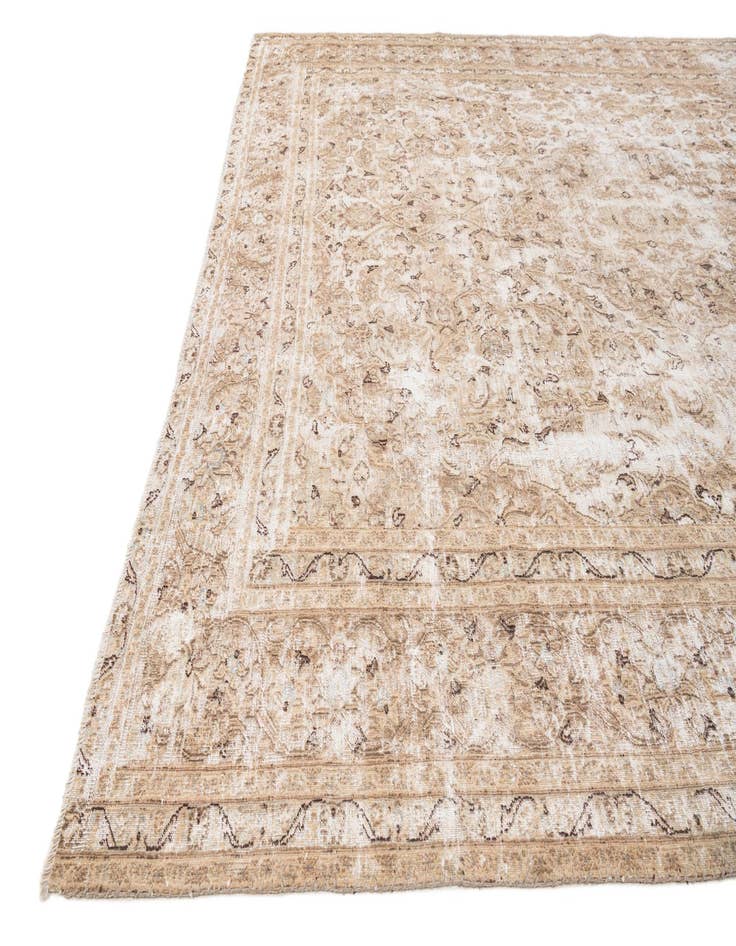 Detail image of 9' 6 x 11' 7  Hand Knotted Ultra Vintage Persian Wool Rug