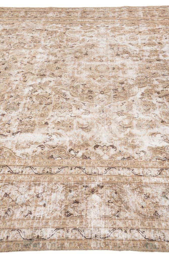 9' 6 x 11' 7 Hand Knotted Ultra Vintage Persian Wool Rug