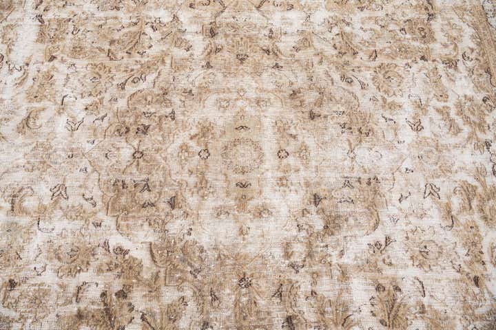 9' 6 x 11' 7 Hand Knotted Ultra Vintage Persian Wool Rug