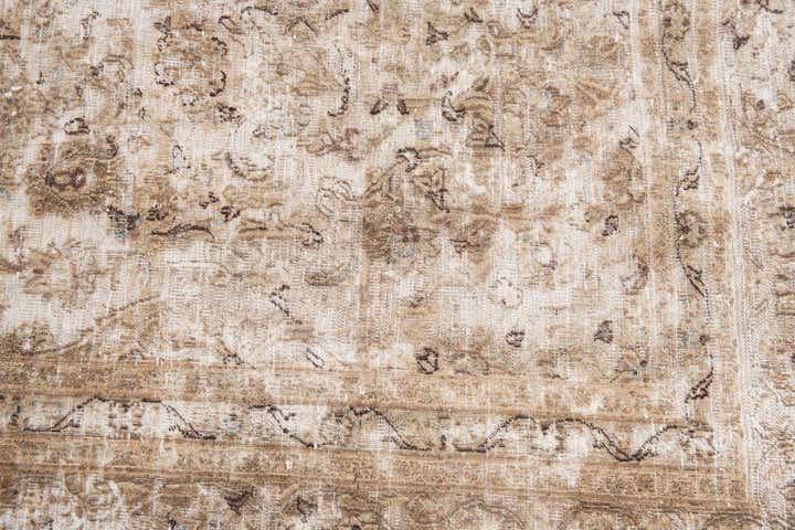 9' 6 x 11' 7 Hand Knotted Ultra Vintage Persian Wool Rug