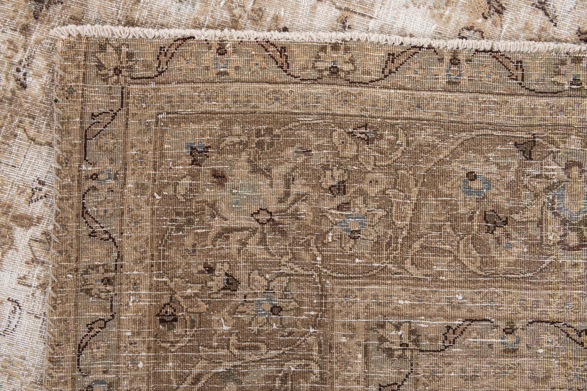 9' 6 x 11' 7 Hand Knotted Ultra Vintage Persian Wool Rug