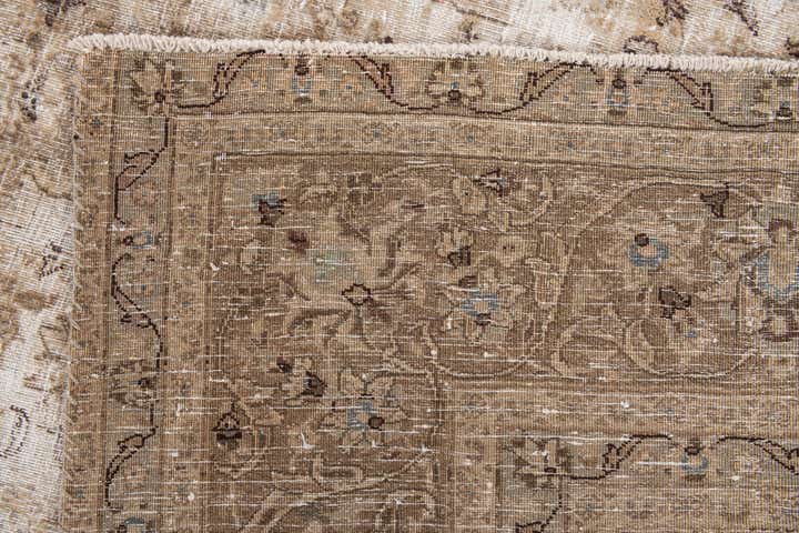 9' 6 x 11' 7 Hand Knotted Ultra Vintage Persian Wool Rug
