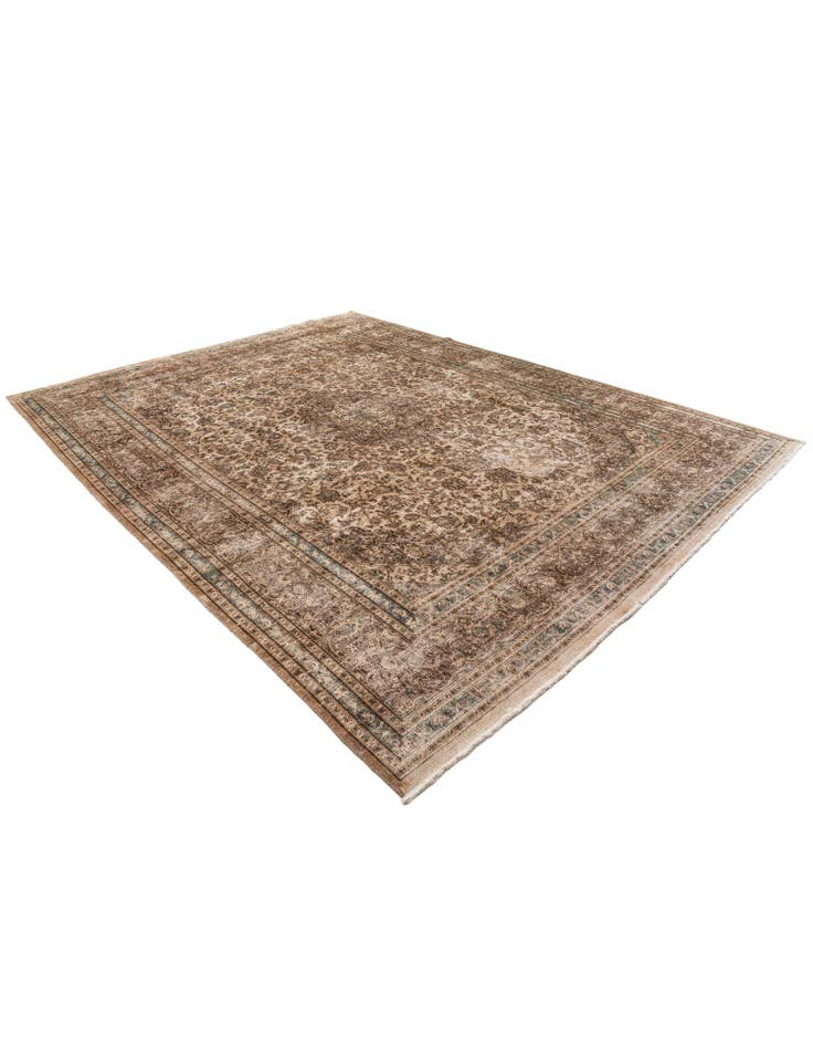 Detail image of 9' 8 x 12' 7 Hand Knotted Ultra Vintage Persian Wool Rug