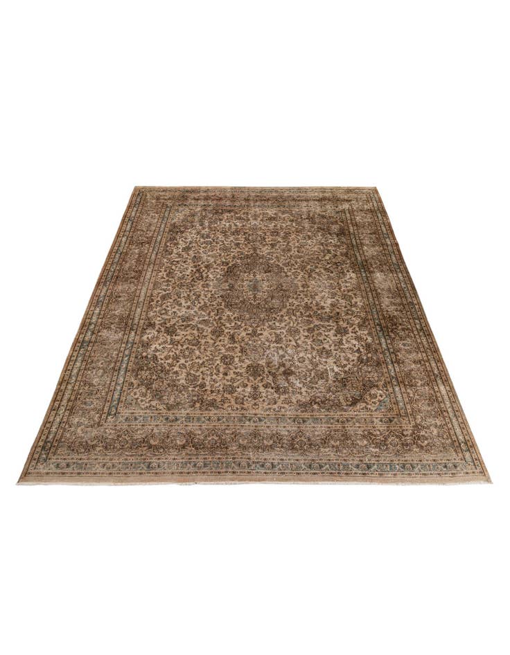 Detail image of 9' 8 x 12' 7 Hand Knotted Ultra Vintage Persian Wool Rug