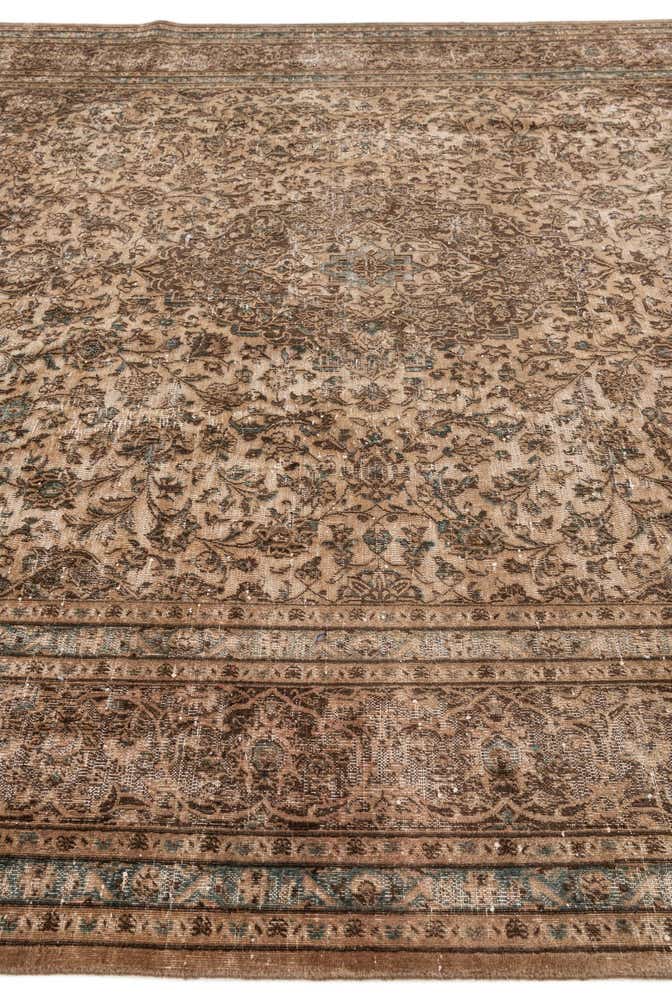 9' 8 x 12' 7 Hand Knotted Ultra Vintage Persian Wool Rug