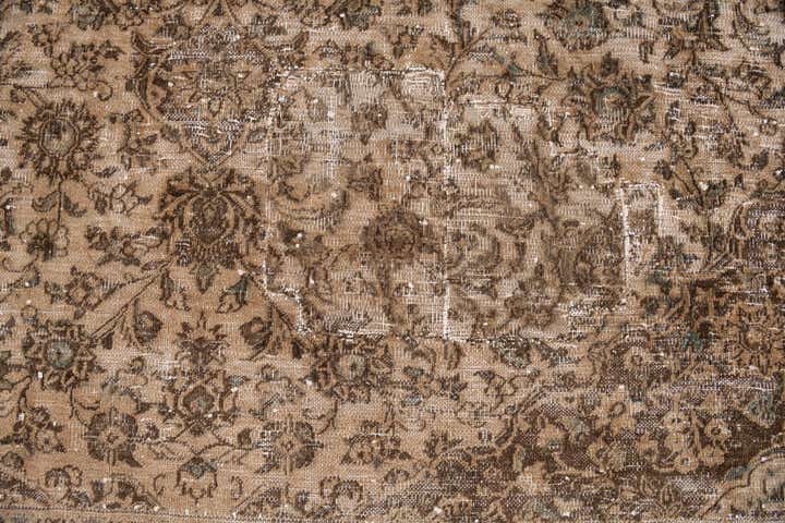 9' 8 x 12' 7 Hand Knotted Ultra Vintage Persian Wool Rug