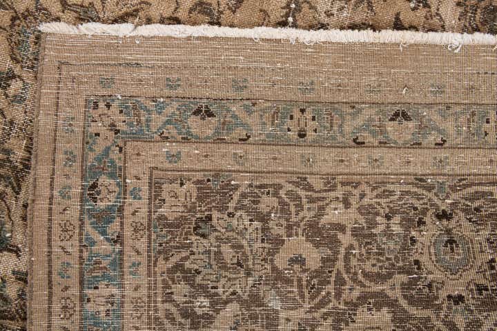 9' 8 x 12' 7 Hand Knotted Ultra Vintage Persian Wool Rug