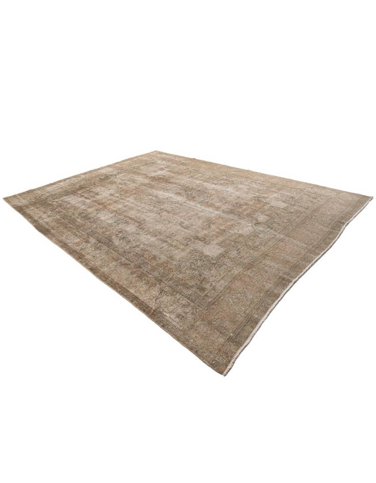 Detail image of 9' 8 x 12' 7 Hand Knotted Ultra Vintage Persian Wool Rug