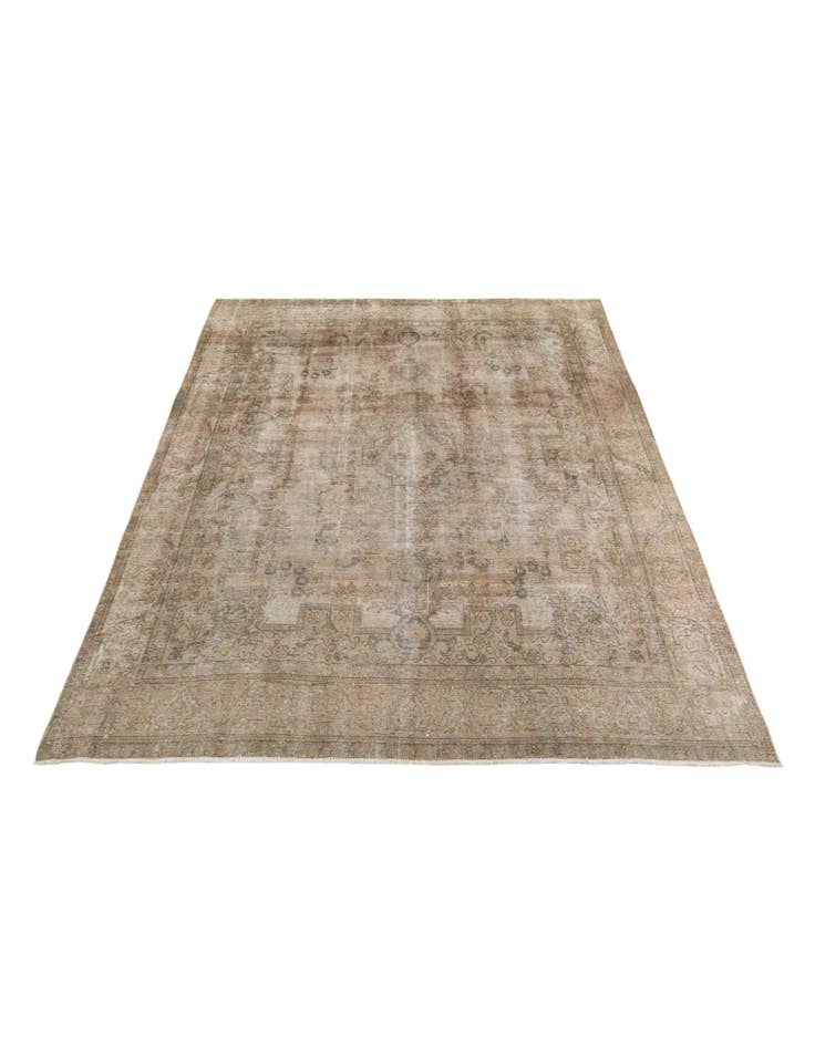 Detail image of 9' 8 x 12' 7  Hand Knotted Ultra Vintage Persian Wool Rug