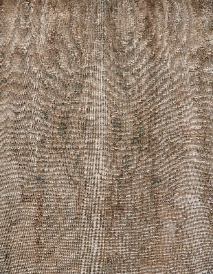 Detail image of 9' 8 x 12' 7  Hand Knotted Ultra Vintage Persian Wool Rug