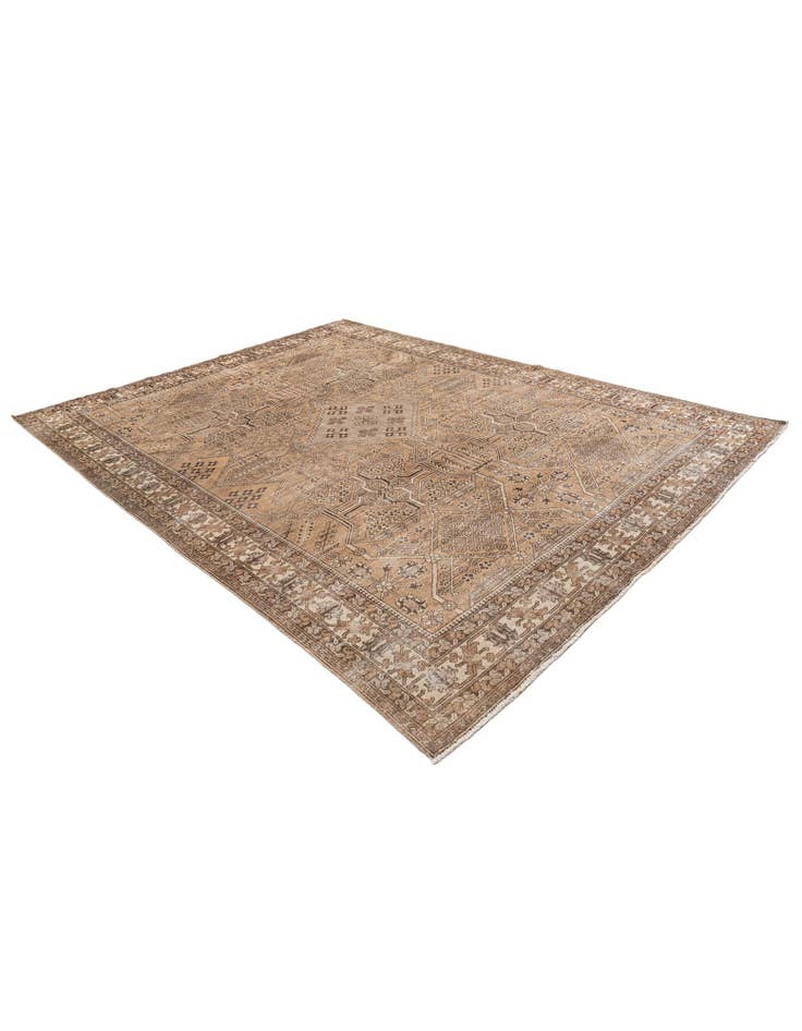 Detail image of 8' 7 x 12' 2 Hand Knotted Ultra Vintage Persian Wool Rug