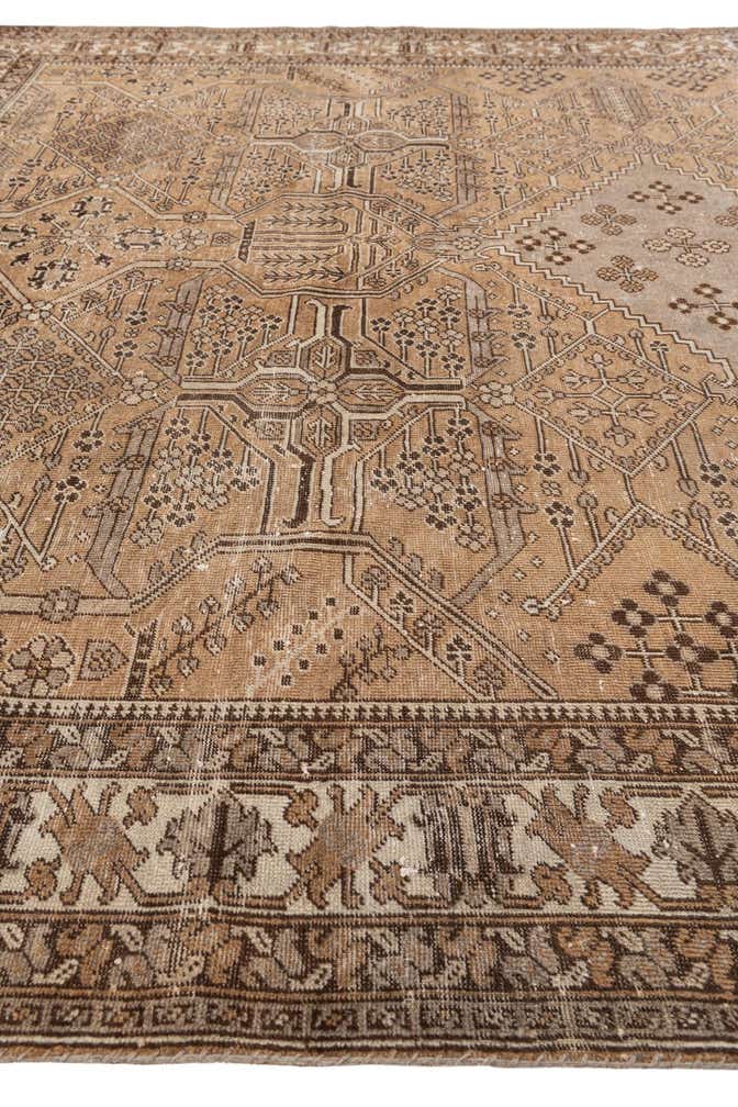 8' 7 x 12' 2 Hand Knotted Ultra Vintage Persian Wool Rug