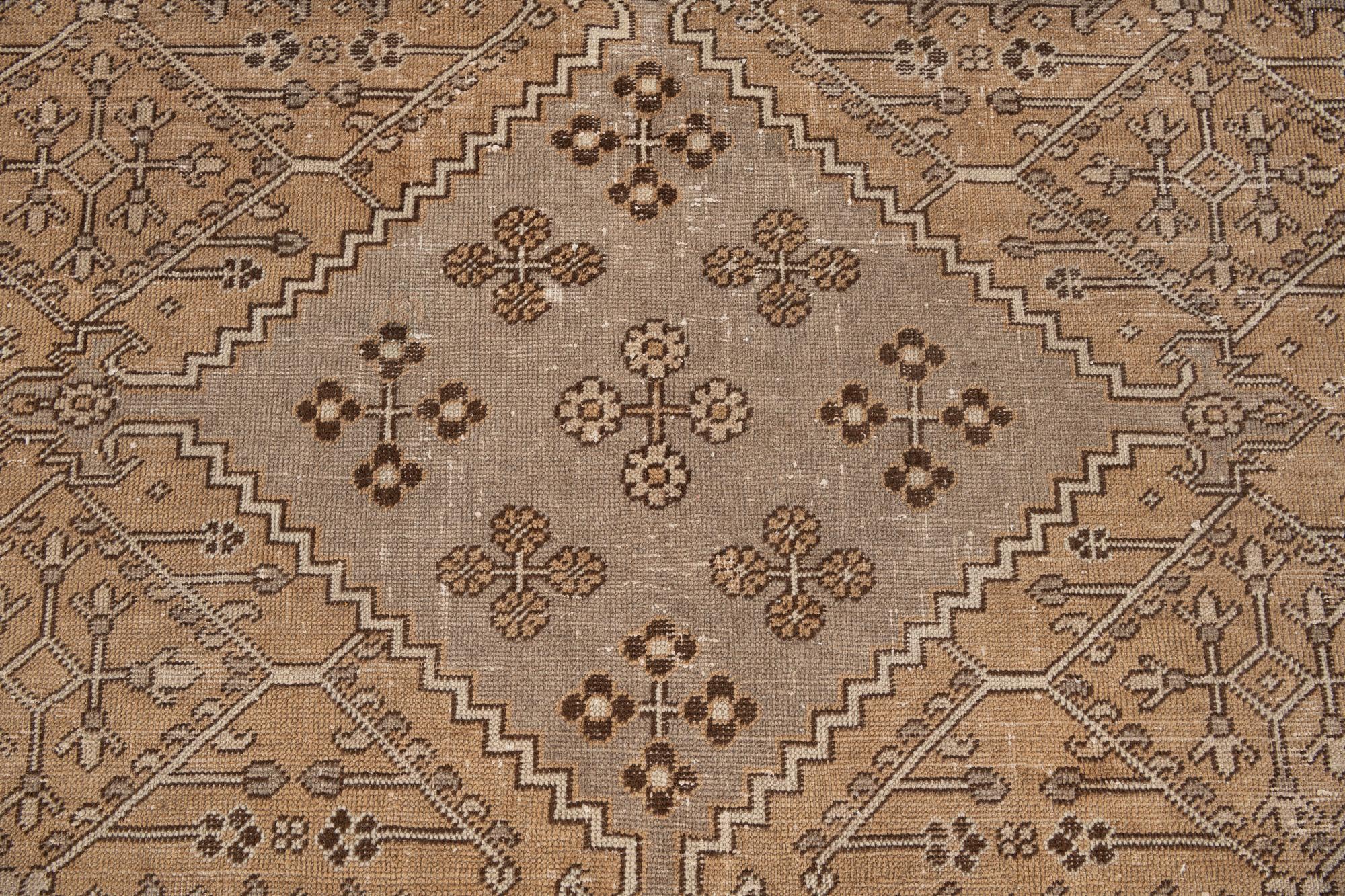 8' 7 x 12' 2 Hand Knotted Ultra Vintage Persian Wool Rug