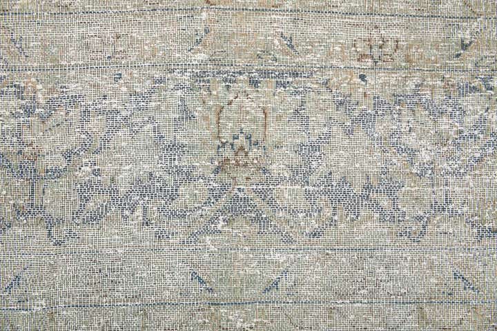 9' 10 x 13' Hand Knotted Ultra Vintage Persian Wool Rug
