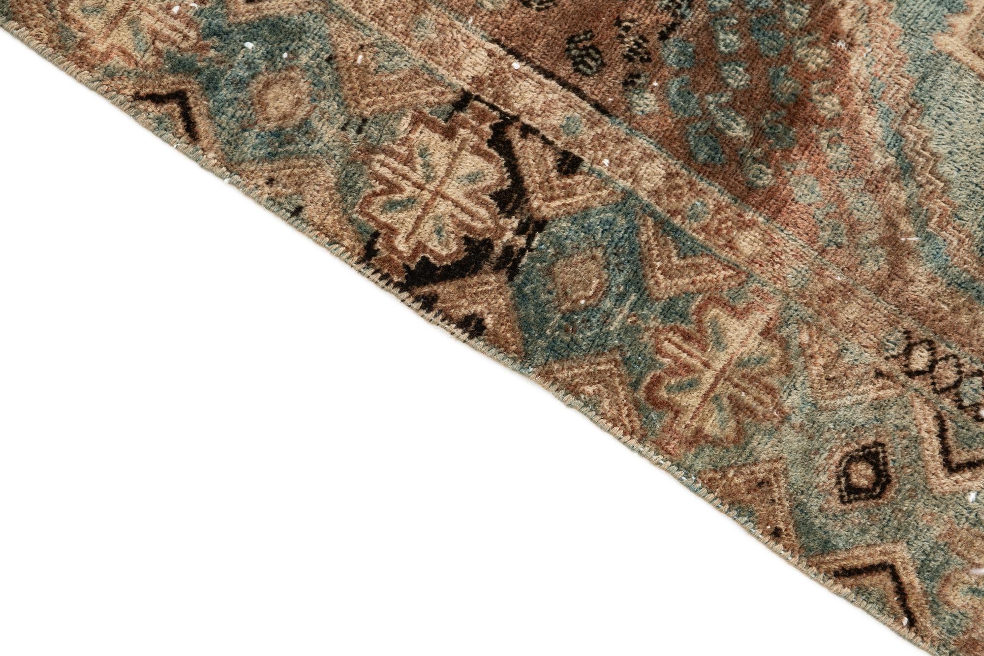 3' 8 x 5' Hand Knotted Ultra Vintage Persian Wool Rug
