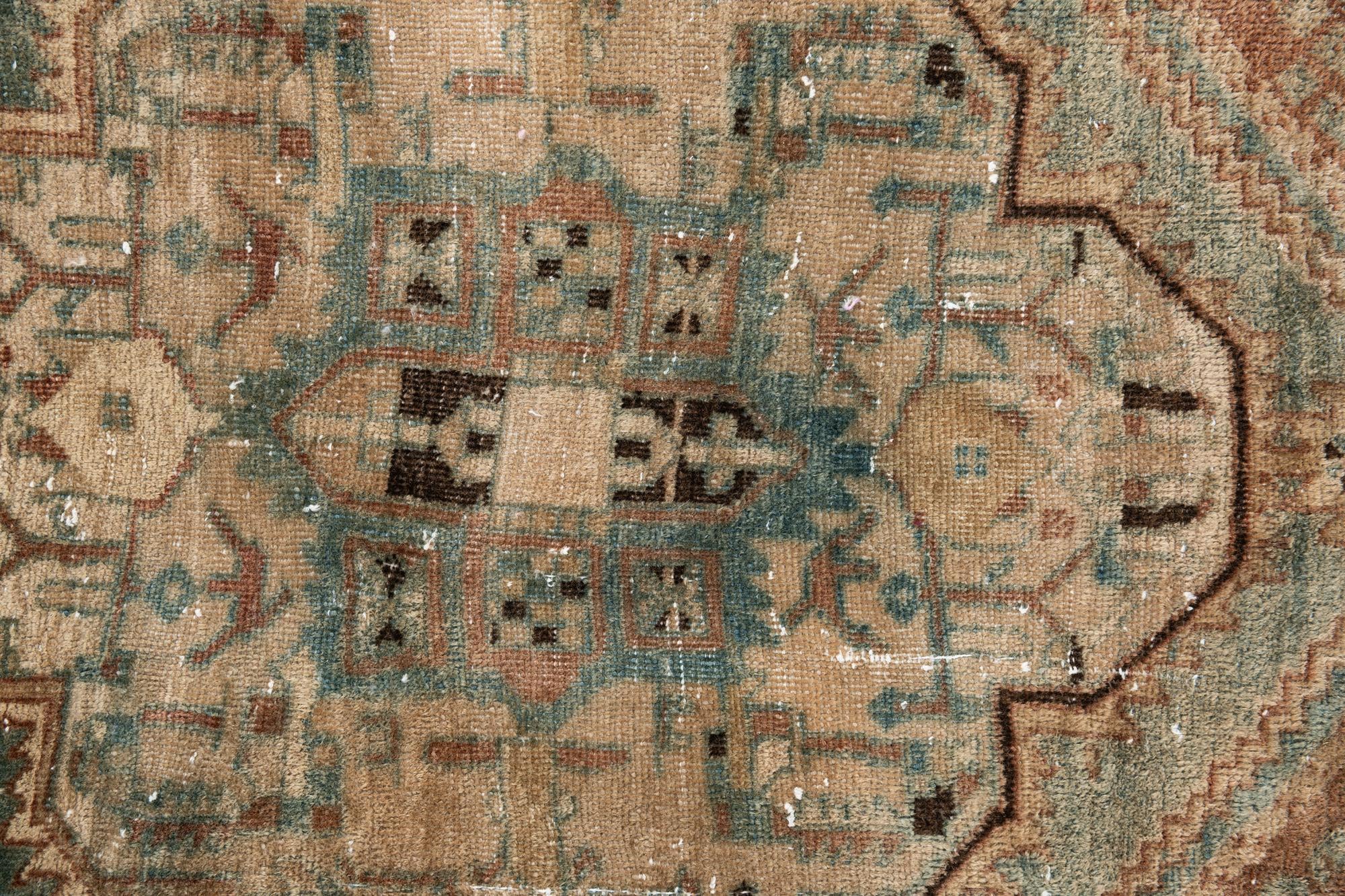 3' 8 x 5' Hand Knotted Ultra Vintage Persian Wool Rug