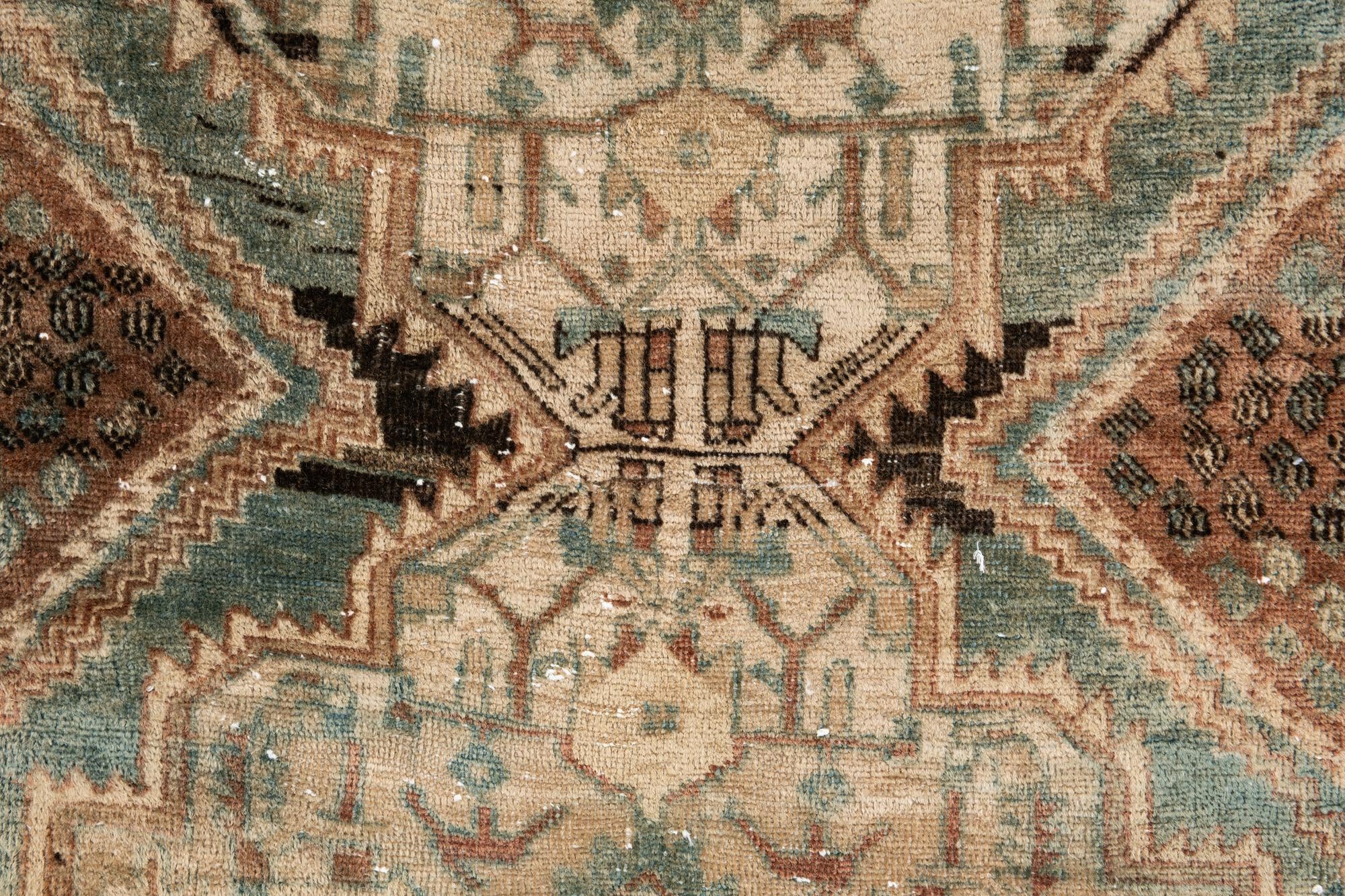 3' 8 x 5' Hand Knotted Ultra Vintage Persian Wool Rug