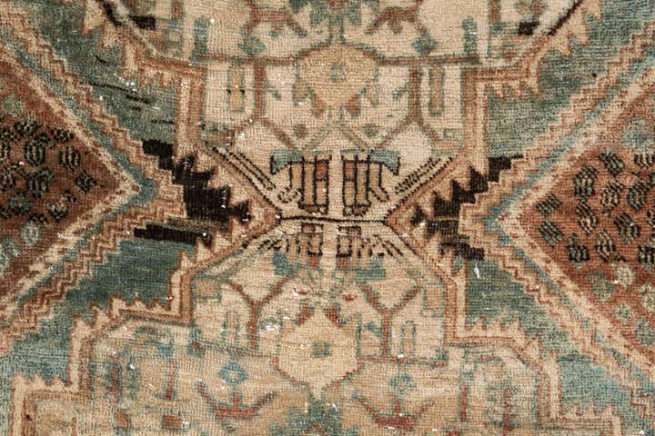 3' 8 x 5' Hand Knotted Ultra Vintage Persian Wool Rug
