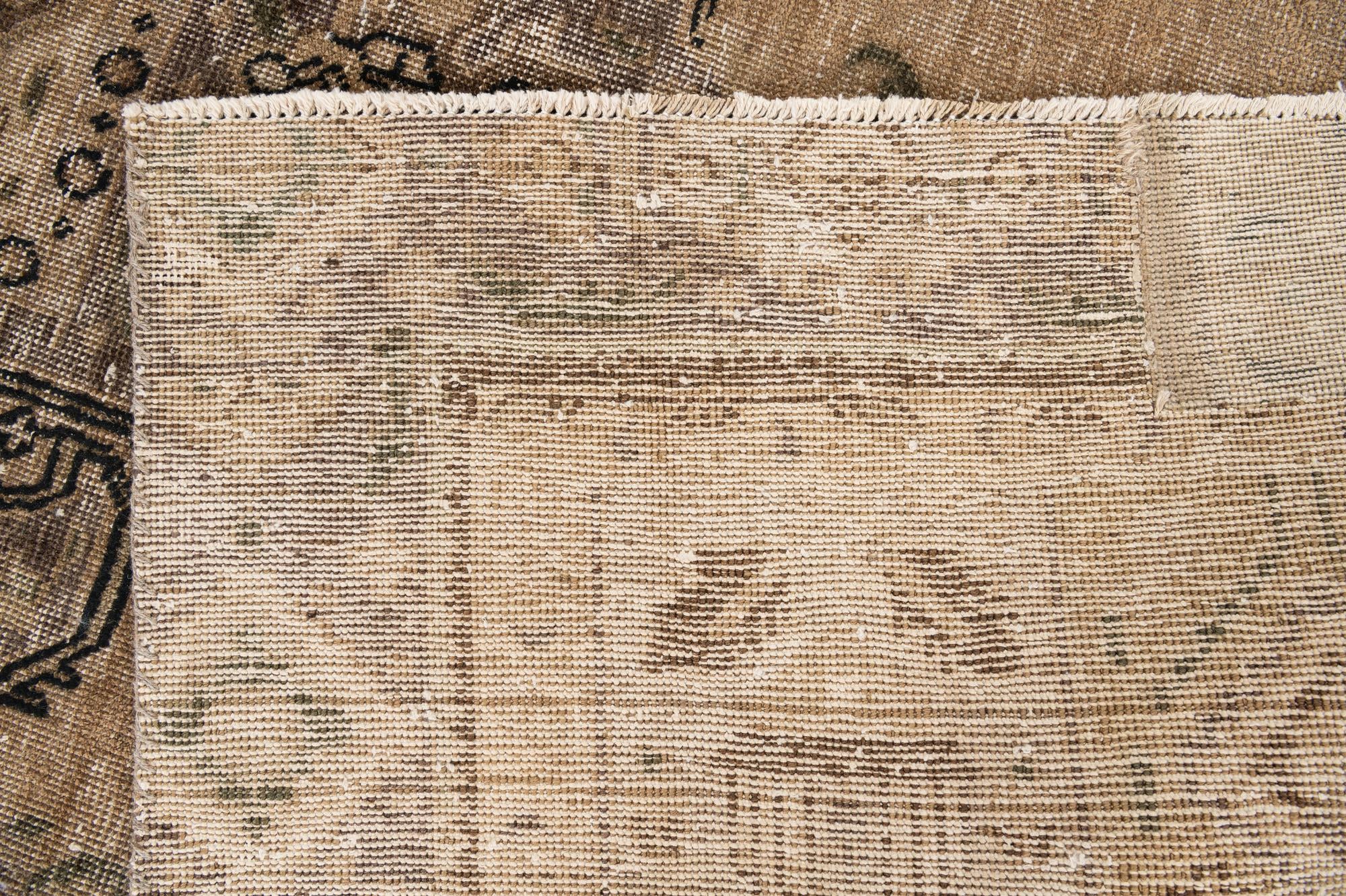 6' x 8' 9 Hand Knotted Ultra Vintage Persian Wool Rug