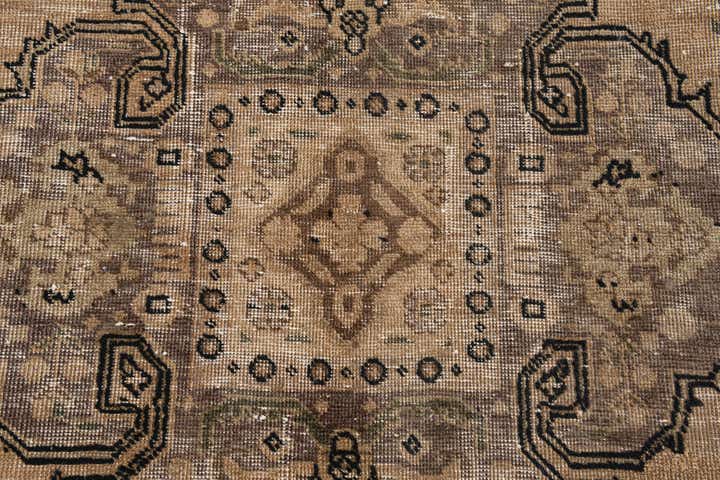 6' x 8' 9 Hand Knotted Ultra Vintage Persian Wool Rug