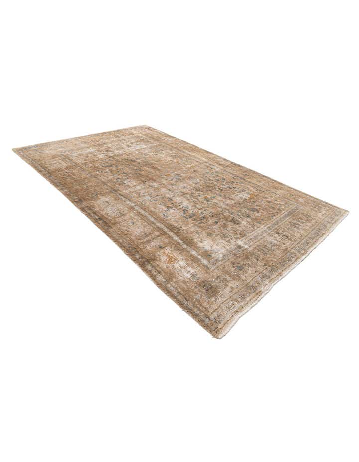 6' x 9' 3 Hand Knotted Ultra Vintage Persian Wool Rug