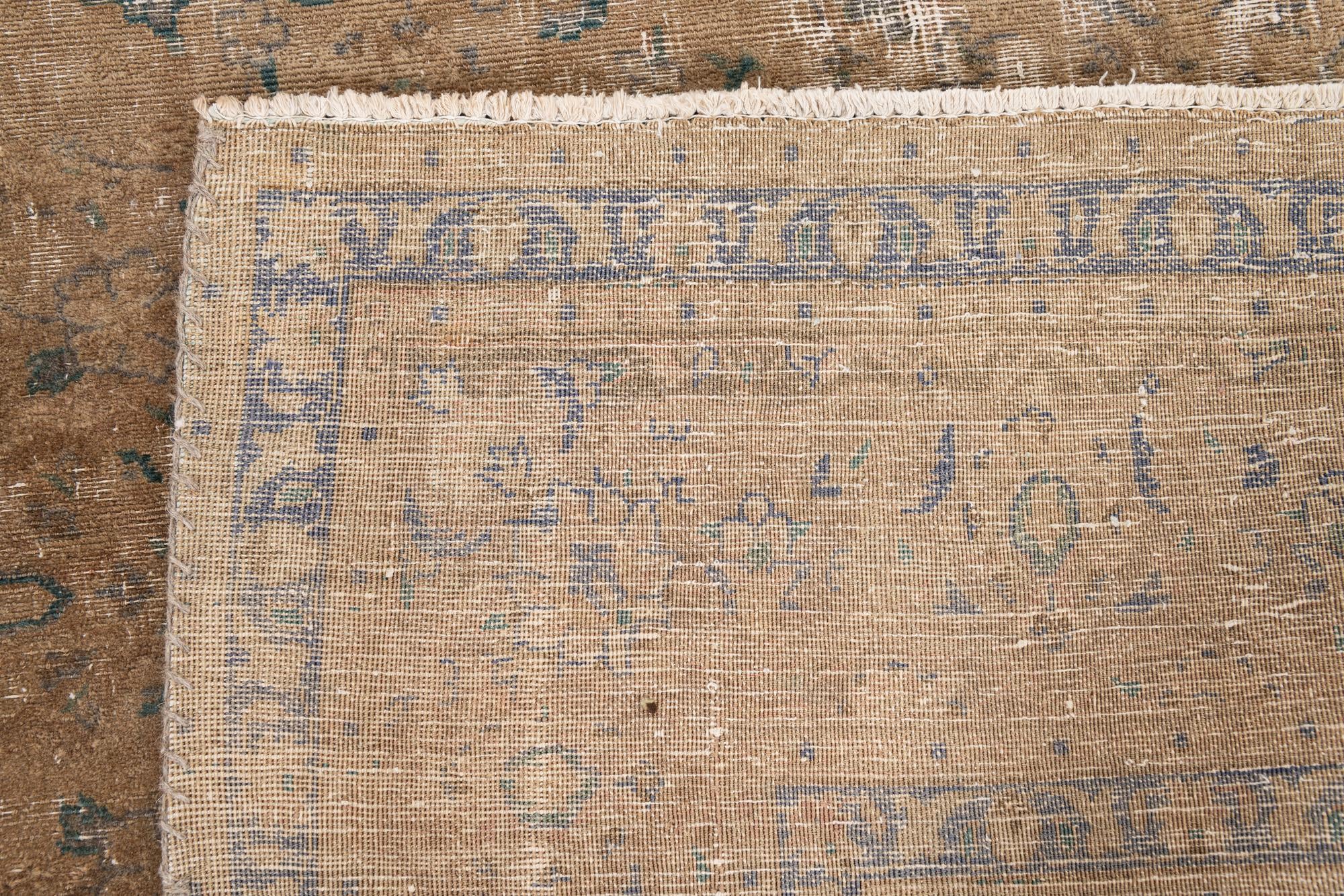 6' x 9' 3 Hand Knotted Ultra Vintage Persian Wool Rug