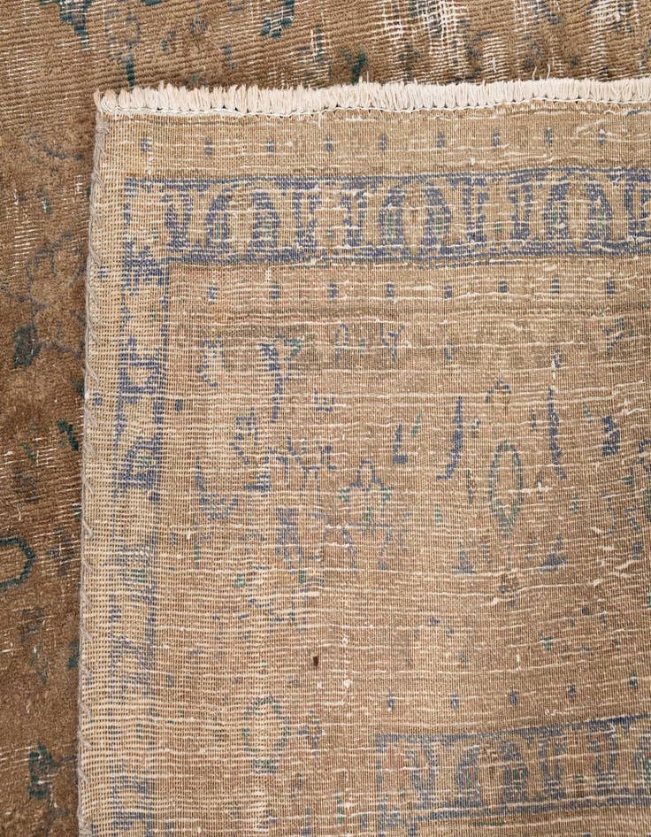 Detail image of 6' x 9' 3  Hand Knotted Ultra Vintage Persian Wool Rug