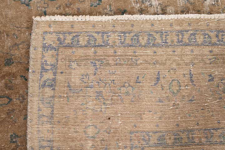 6' x 9' 3 Hand Knotted Ultra Vintage Persian Wool Rug