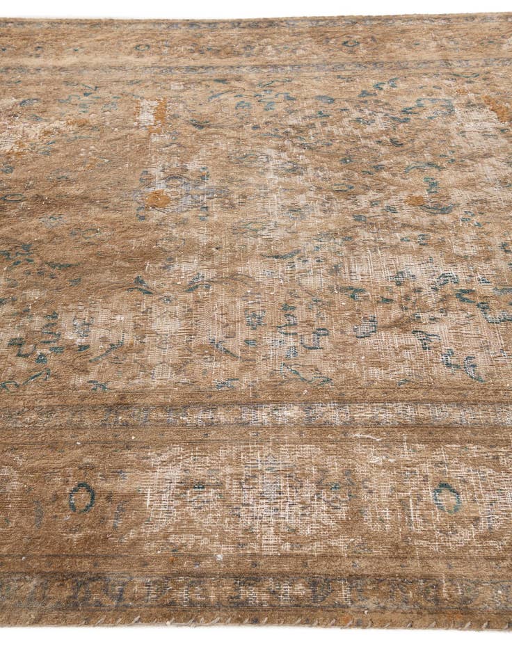 Detail image of 6' x 9' 3  Hand Knotted Ultra Vintage Persian Wool Rug