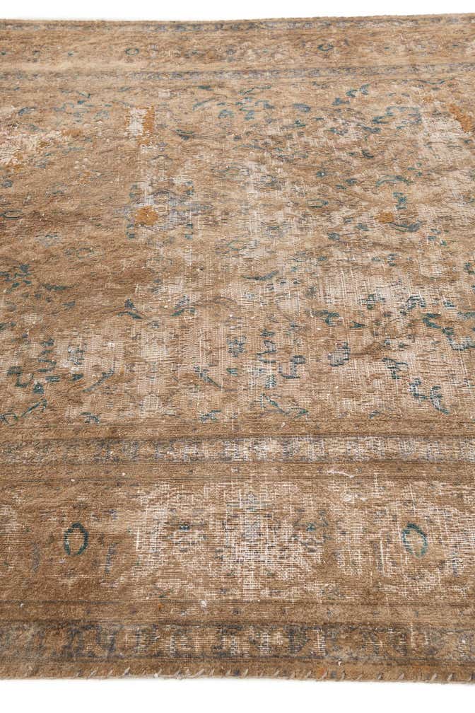 6' x 9' 3 Hand Knotted Ultra Vintage Persian Wool Rug