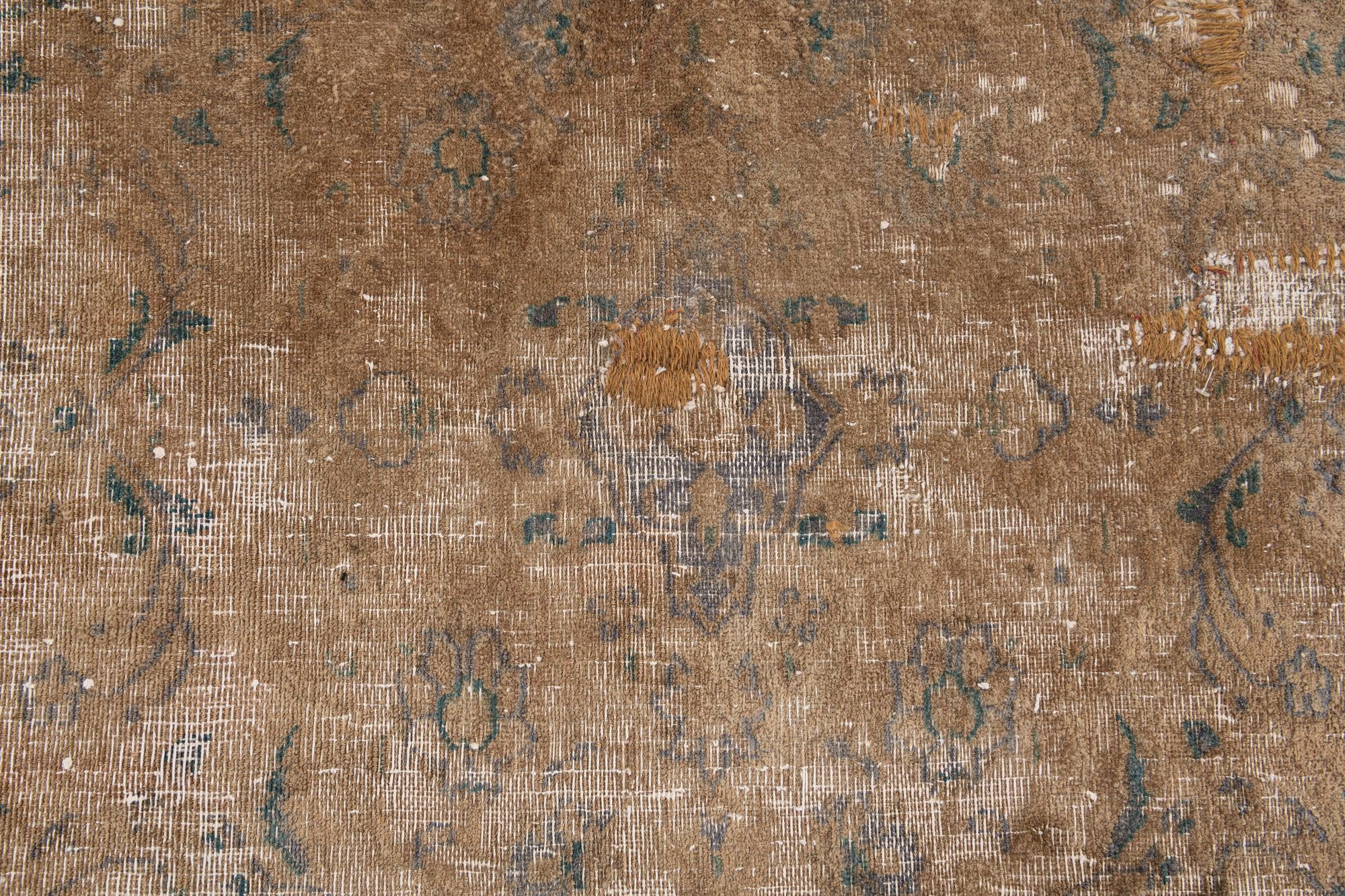 6' x 9' 3 Hand Knotted Ultra Vintage Persian Wool Rug