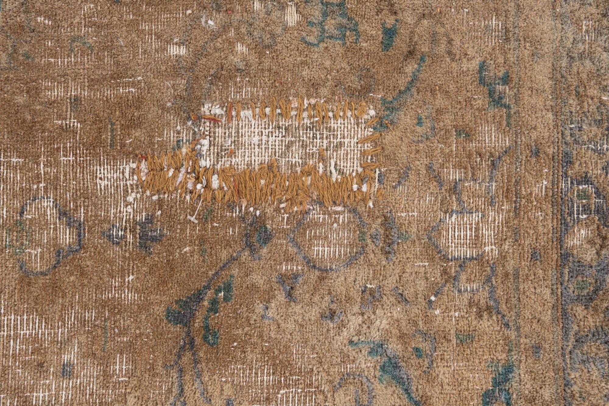 6' x 9' 3 Hand Knotted Ultra Vintage Persian Wool Rug