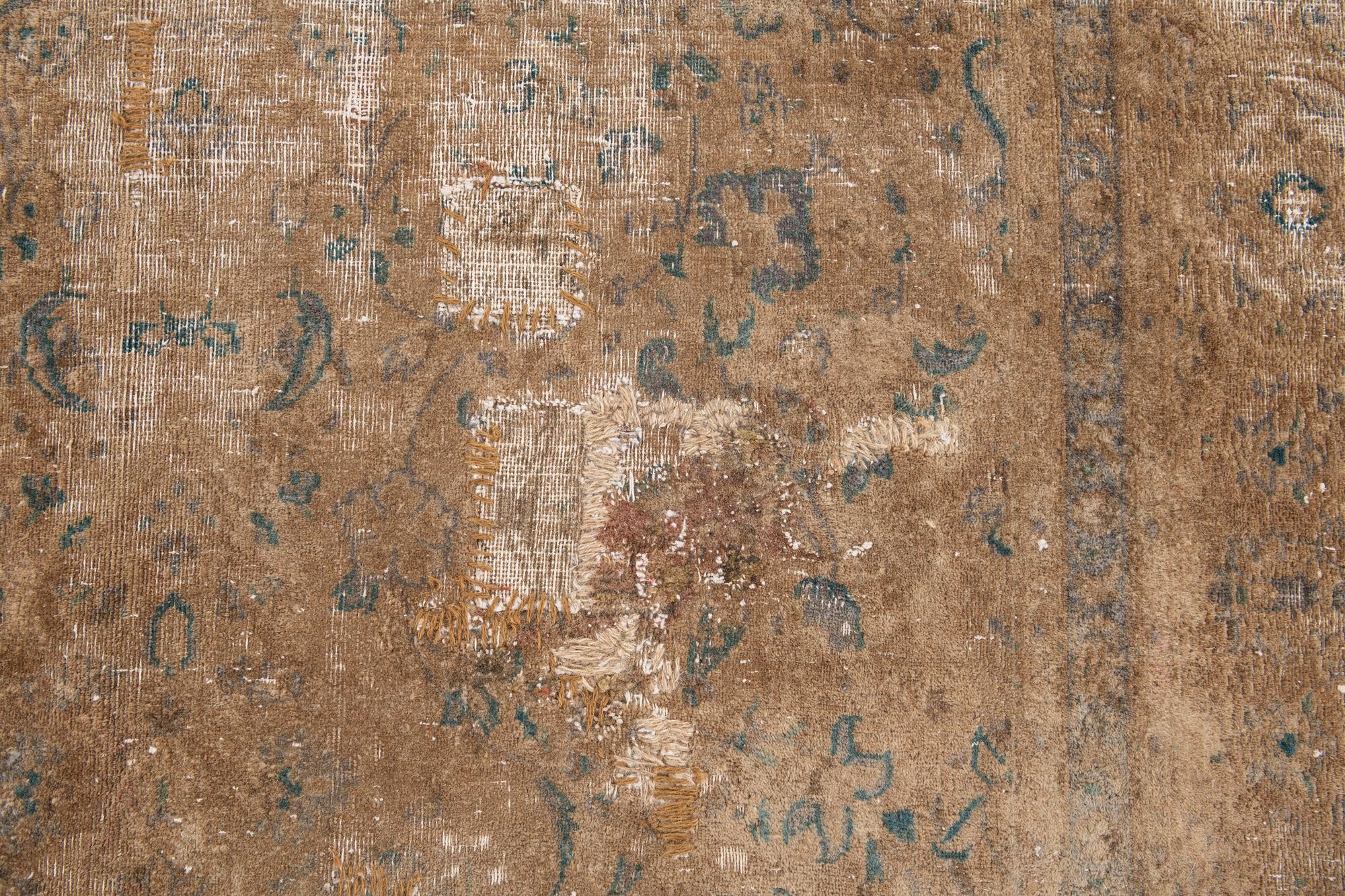 6' x 9' 3 Hand Knotted Ultra Vintage Persian Wool Rug