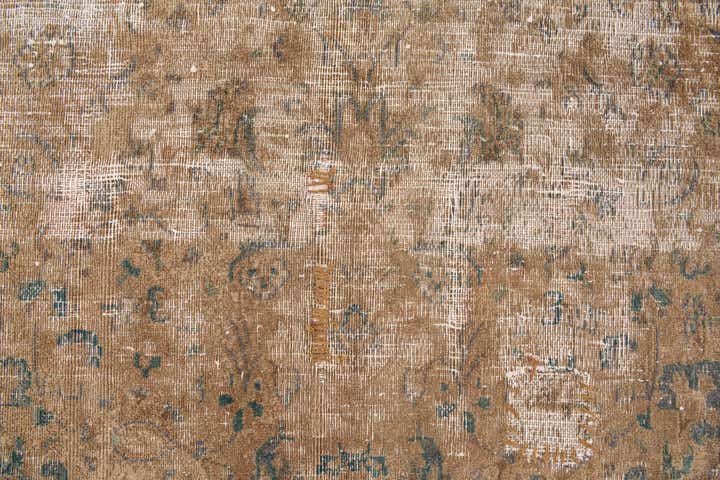 6' x 9' 3 Hand Knotted Ultra Vintage Persian Wool Rug
