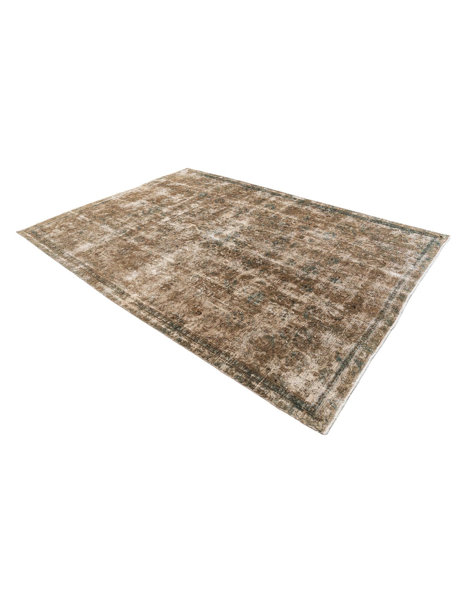 7' x 9' 10 Hand Knotted Ultra Vintage Persian Wool Rug