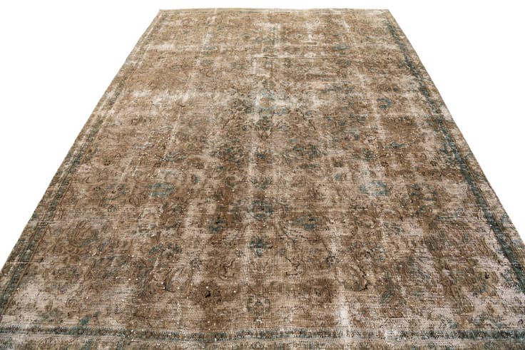 Detail image of 7' x 9' 10 Hand Knotted Ultra Vintage Persian Wool Rug