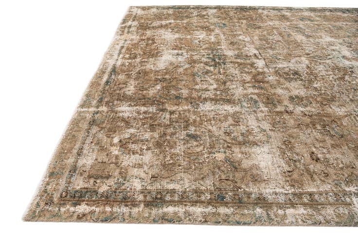 Detail image of 7' x 9' 10 Hand Knotted Ultra Vintage Persian Wool Rug