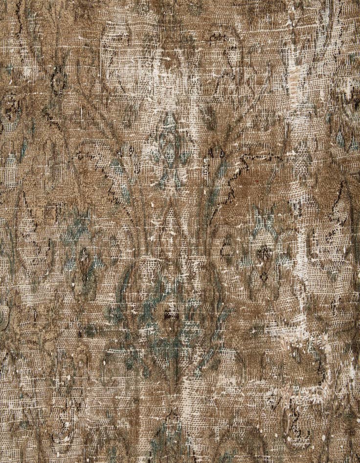 Detail image of 7' x 9' 10  Hand Knotted Ultra Vintage Persian Wool Rug