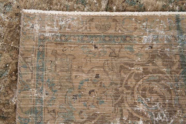 7' x 9' 10 Hand Knotted Ultra Vintage Persian Wool Rug